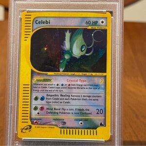 PROXY FAN MADE Celebi Pokémon Trading CardPSA10